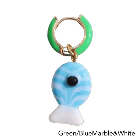 Cute Fish Hoop Pierce/11color