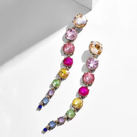 Crystal Bijou Long Pierce/2color