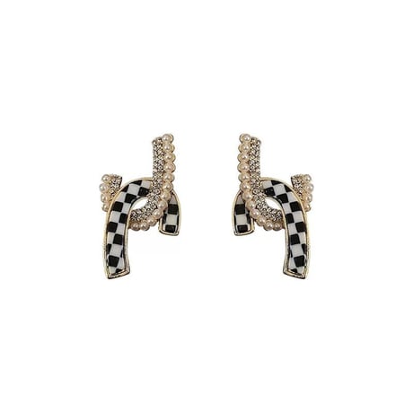 Plaid Deformed Pierce