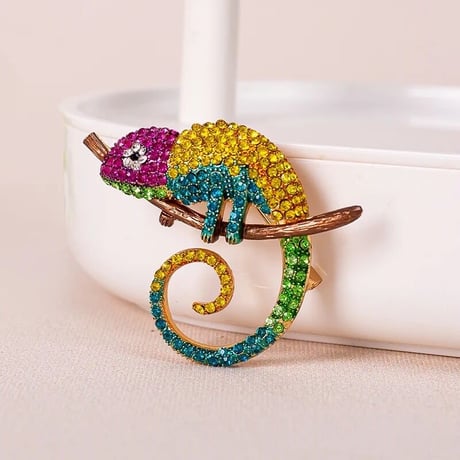 Chameleon Brooch