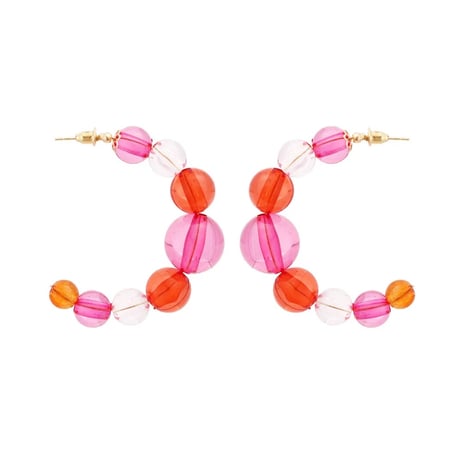 Skeleton Beads Hoop Pierce