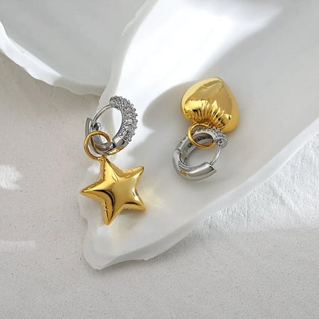Heart&Star Balloon Pierce/2color