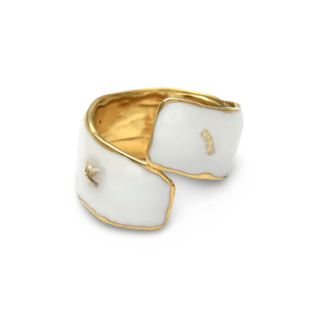 Oblique Foil Ring/2color
