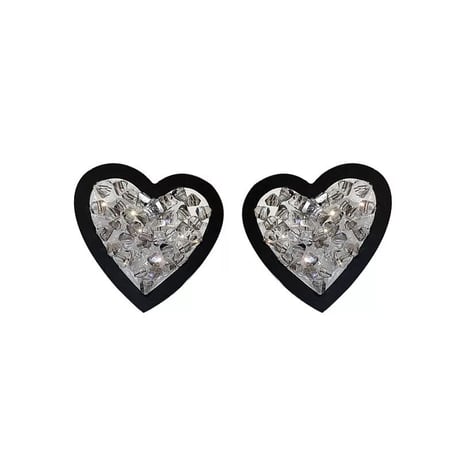 Heart Crystal Stone Pierce