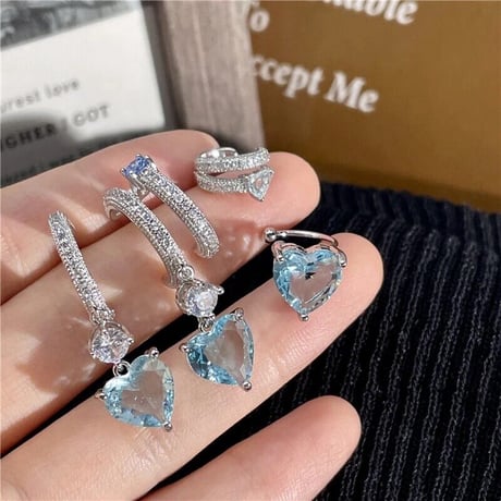 Asymmetry Heart Cubic Pierce