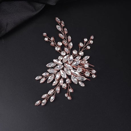 Crystal Leaf Head Jewelry/3color