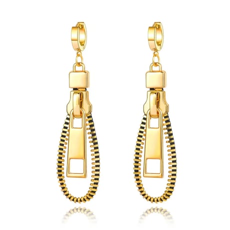 Zipper Hoop Pierce/2color
