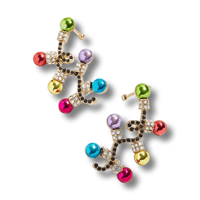 Christmas Ornament Earcuff Pierce