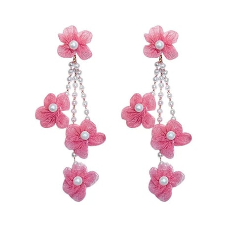 Organza Flower Pierce/2color