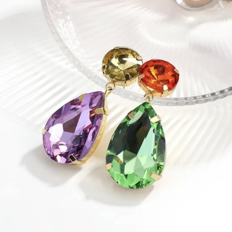 Different Color Teardrop Pierce