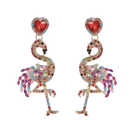 Flamingo Crystal Pierce/2color