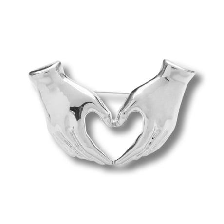 Heart Sign Brooch/2color