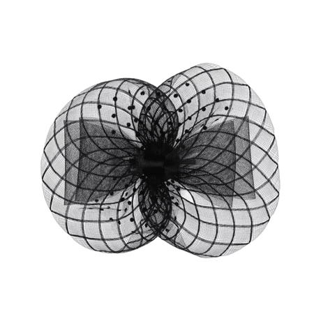Ribbon Tulle Fascinator/2color