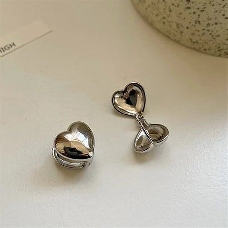 Mini Heart Clip Pierce/2color