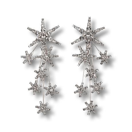 Snow Star Crystal Pierce/2color