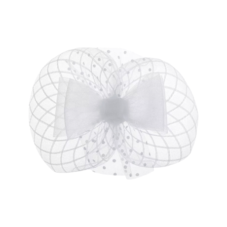 Ribbon Tulle Fascinator/2color