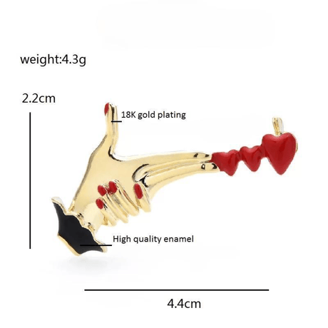 Love Pistol Brooch