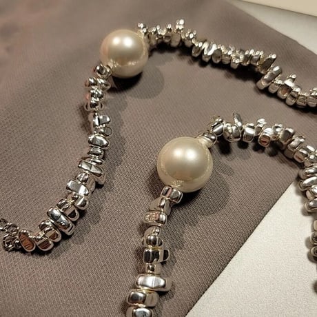 Pearl Ragged Chain Necklace