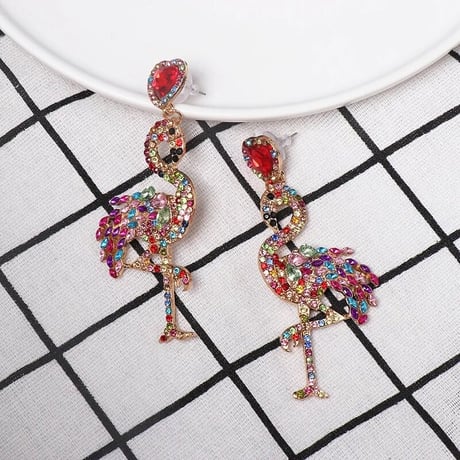 Flamingo Crystal Pierce/2color