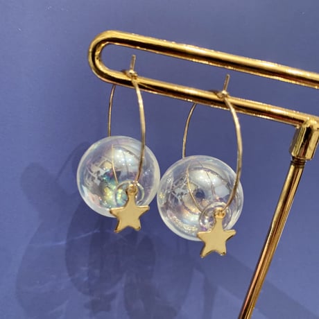 Star Bubble Hoop Pierce