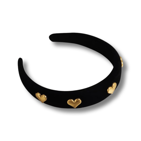 Heart Velvet Headband