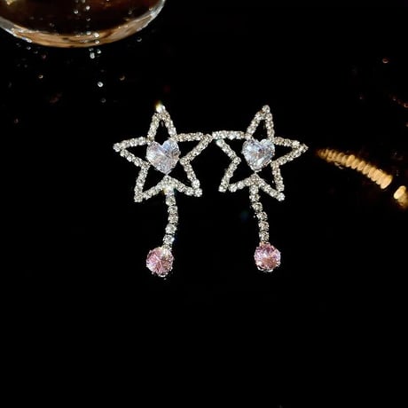 Star&Heart Crystal Pierce
