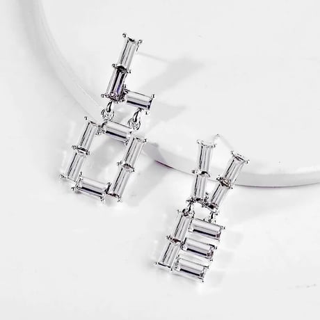 Asymmetry Crystal Love Pierce/2color