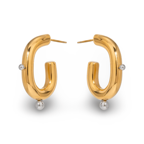 Small Metal Ball Hoop Pierce