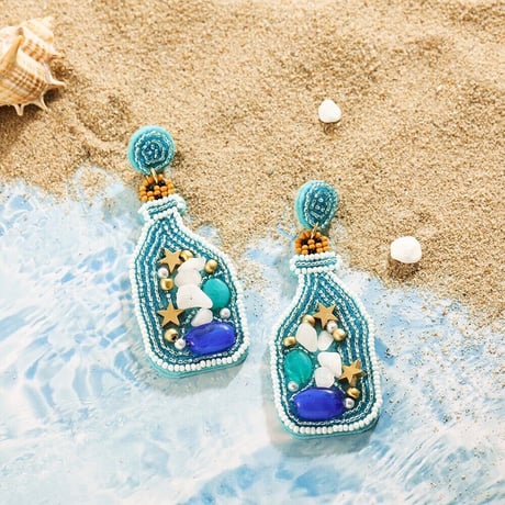 Sea Bottle Beads Pierce