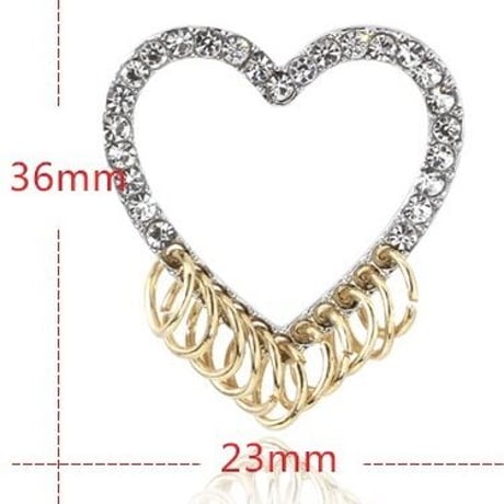 Heart&Star Metal Fringe Pierce