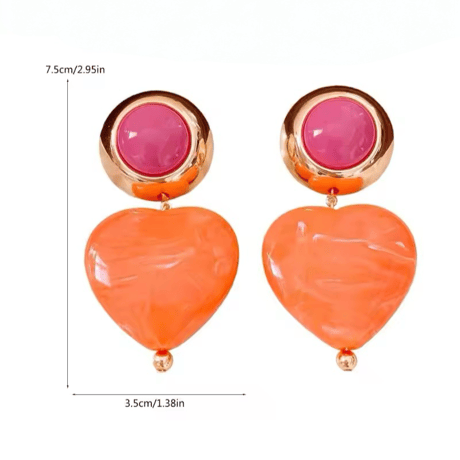 Heart Marble Stone Pierce