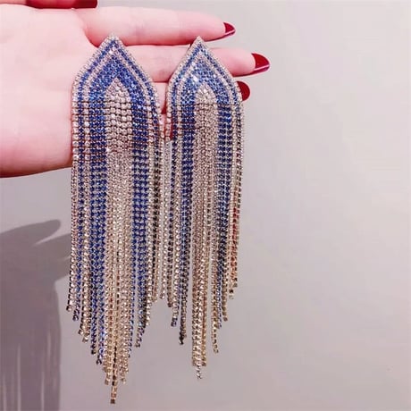 Pointed Fringe Long Pierce