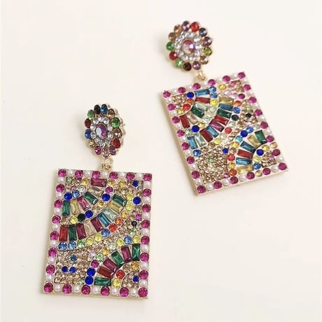 Colorful Stone Art Pierce/2color