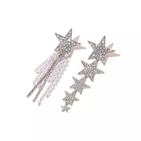 Star&Pearl Tassel Pierce