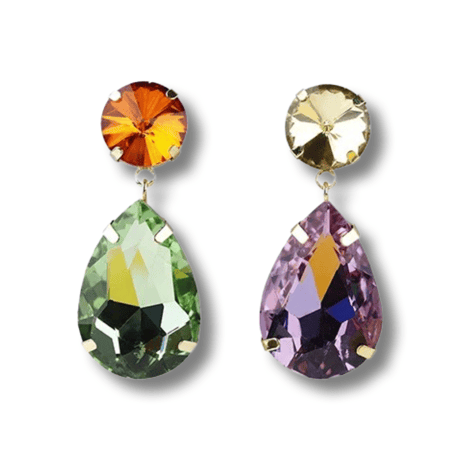 Different Color Teardrop Pierce