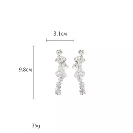 Crystal Drop Pierce