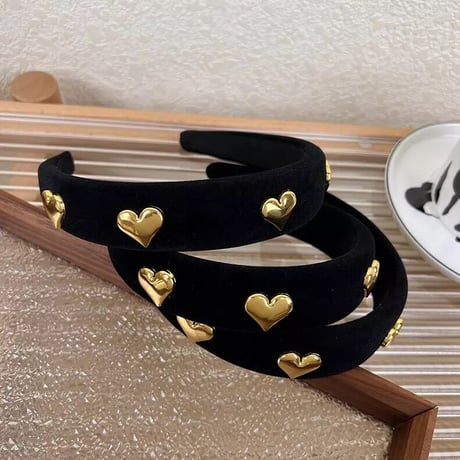 Heart Velvet Headband
