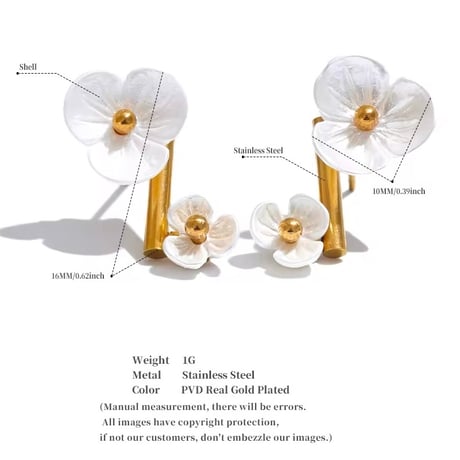 Small Twin Flower Pierce