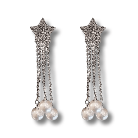 Star Fringe Pearl Pierce