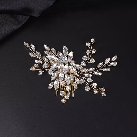 Crystal Leaf Head Jewelry/3color