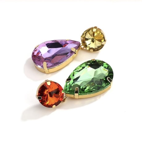 Different Color Teardrop Pierce