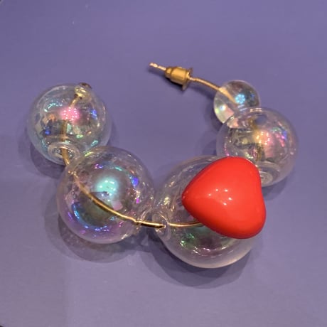 Heart Bubble Hoop Pierce