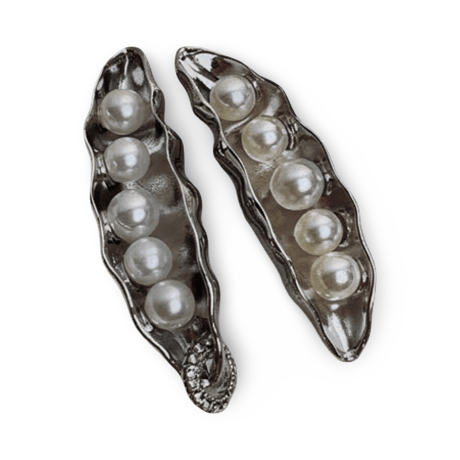 Metal Beans Pierce/2color