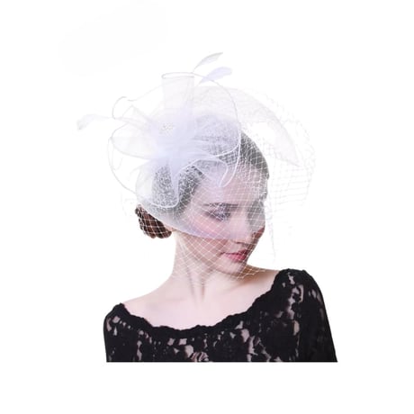 Feather&Tulle Fascinator/2color