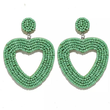 Heart Beads Pierce/9color