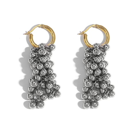 Metal Ball Jingling Hoop Pierce