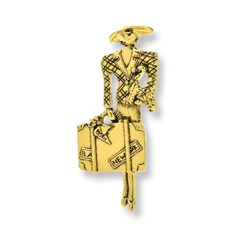 Traveler Lady Brooch/2color