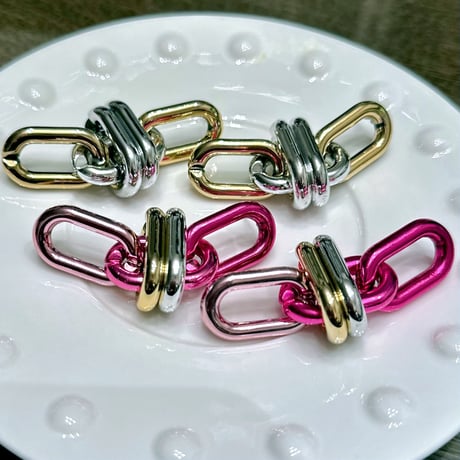 Bicolor Metallic Chain Pierce/6color