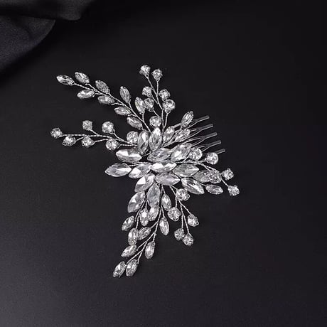 Crystal Leaf Head Jewelry/3color
