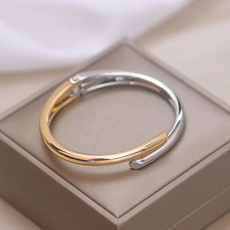 Metal Bicolor Bangle